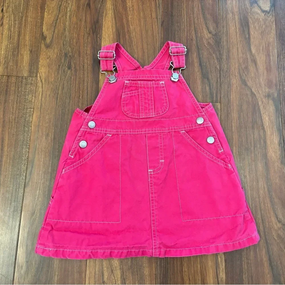 Old Navy Baby vintage y2k pink overall dress